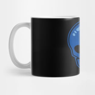 blue skull Mug